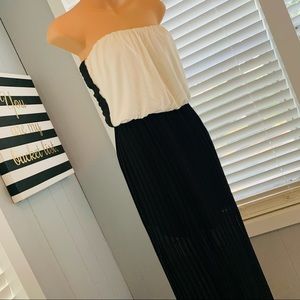 Anthropologie B/W MAXI dress!! EUC!!